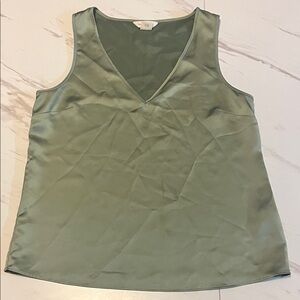 Club Monaco Sage Green Satin Camisole
